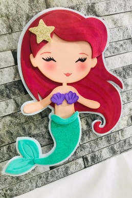 Moldes para realizar figura topper decorativo de sirenita descarga Gratis en PDF