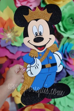 Moldes para descargar Gratis de Mickey Rey en formato pdf