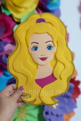 Moldes de Toppers deBarbie para descargar Gratis en pdf