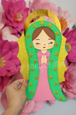 Moldes para realizar Vigen de Guadalupe descarga GRATIS EN PDF