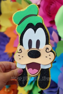 Moldes para realizar Topper o Aplique de Goofy descarga Gratis en pdf