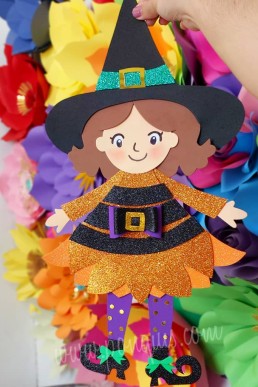 Moldes para realizar Brujita decorativa de Halloween Descarga Gratis en PDF