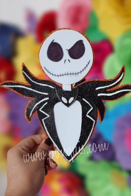 Moldes para hacer toppers decorativos de Jack Halloween Descarga Gratis en PDF