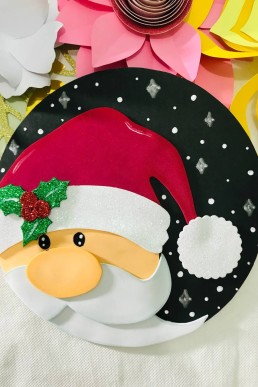 Moldes para realizar Adorno decorativo de Panta Claus Descarga Gratis en PDF
