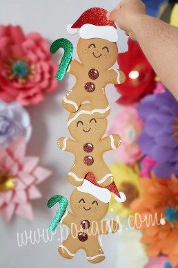 Molde para realizar Galletas de jengibre decorativas en PDF