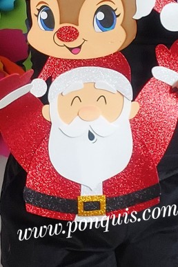 Moldes para realizar Santa Claus de Navidad Descarga Gratis en PDF