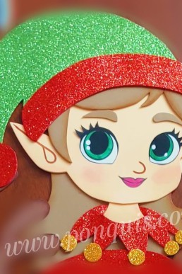 Moldes de duende de navidad 3 de 3