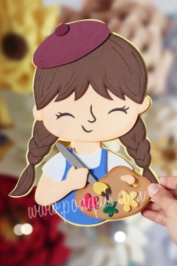 Moldes para realizar Niña de fomy Manualidades Descarga Moldes Gratis en pdf