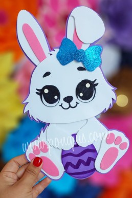 Moldes o Plantillas para realizar conejo de Pascua Descarga Gratis en PDF