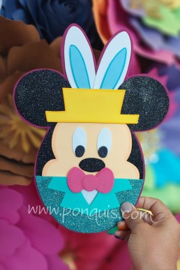 Moldes para realizar Mickey de Pascua Descarga Gratis en PDF