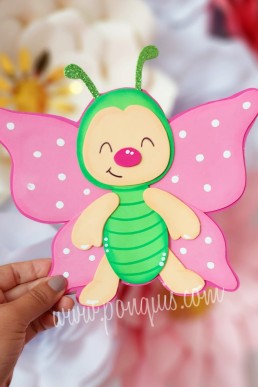 Moldes para hace Mariposita decorativa de fomy Descarga Gratis en PDF