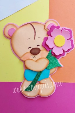 Moldes para hacer aplique decorativo para Dia de las Madres Descarga Gratis en PDF