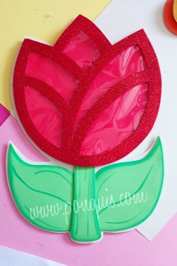 Molde spara hacer rosa Regalo dia de las madres Descarga Gratis con codigo en pdf