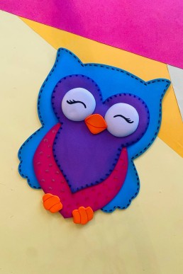Moldes para hacer Aplique buho decorativo Descarga Gratis con codigo de cupon