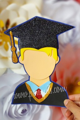 Moldes para hacer aplique escolar de graduacion Descarga Gratis en PDF