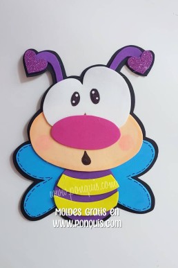 Moldes para hacer abeja decorativa de foamy Descarga Gratis en PDF