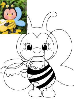 Moldes para hacer abejita linda de foami Descarga Gratis en PDF