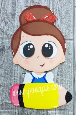 Moldes para hacer maestra decorativa de foami