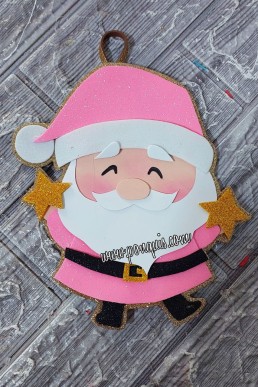 Moldes para hacer Santa Claus decorativo de Navidad