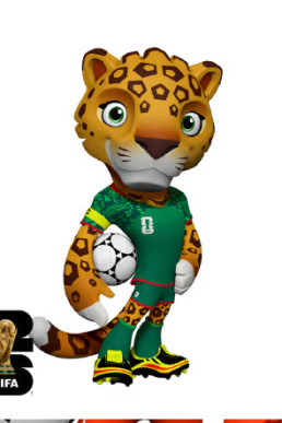 Moldes para hacer Mascota del Mundial Felino