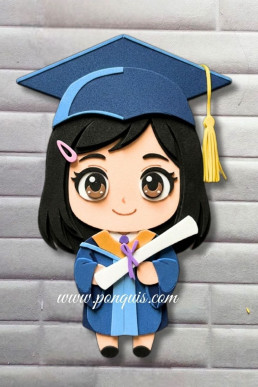 Moldes para hacer aplique de niña de primaria para Graduacion