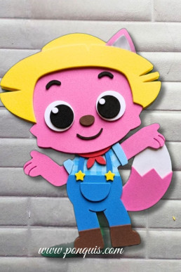 Moldes para hacer a Personaje de caricatura con animales de Granaja