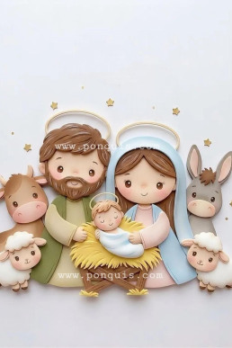 Moldes para hacer nacimiento completo de foami Descarga GRATIS