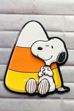 Moldes o plantillas Gratis en PDF Manualidades de Halloween Snoopy