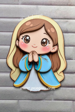 Moldes para hacer Virgen Maria de foami Descarga Gratis en PDF