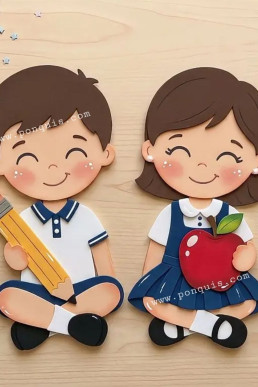 Moldes para hacer Niños de Preescolar Descarga GRATIS en PDF