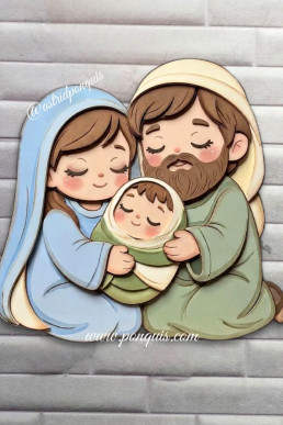 Moldes para hacer Nacimiento con Maria Jose y Niño Dios