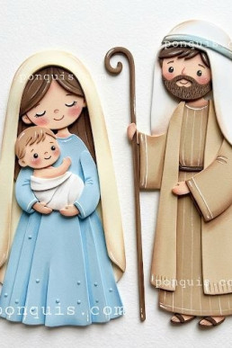 Moldes para hacer lindo Nacimiento de Navidad Descarga Moldes Gratis con cupon