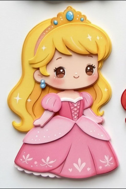 Moldes para hacer apliques decorativos de princesas Descarga Gratis con cupon